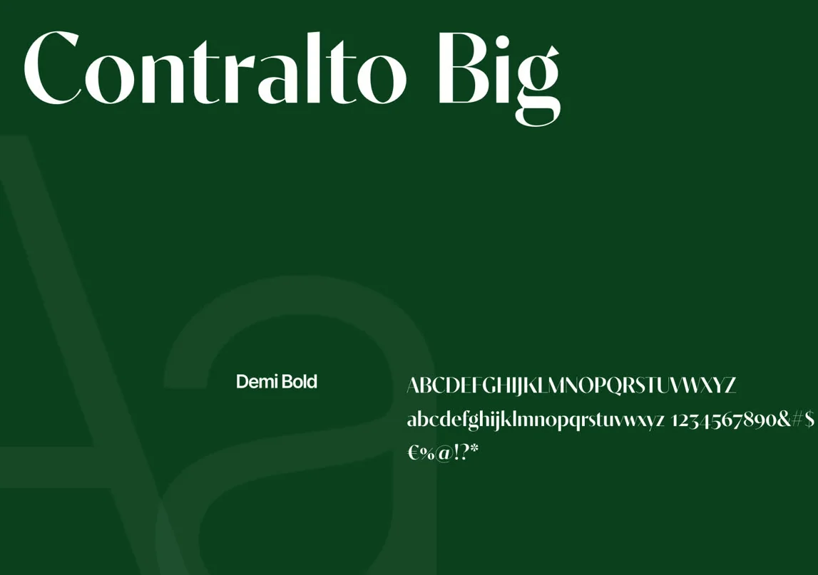 Il carattere di La Bottega Golosa: Contralto Big