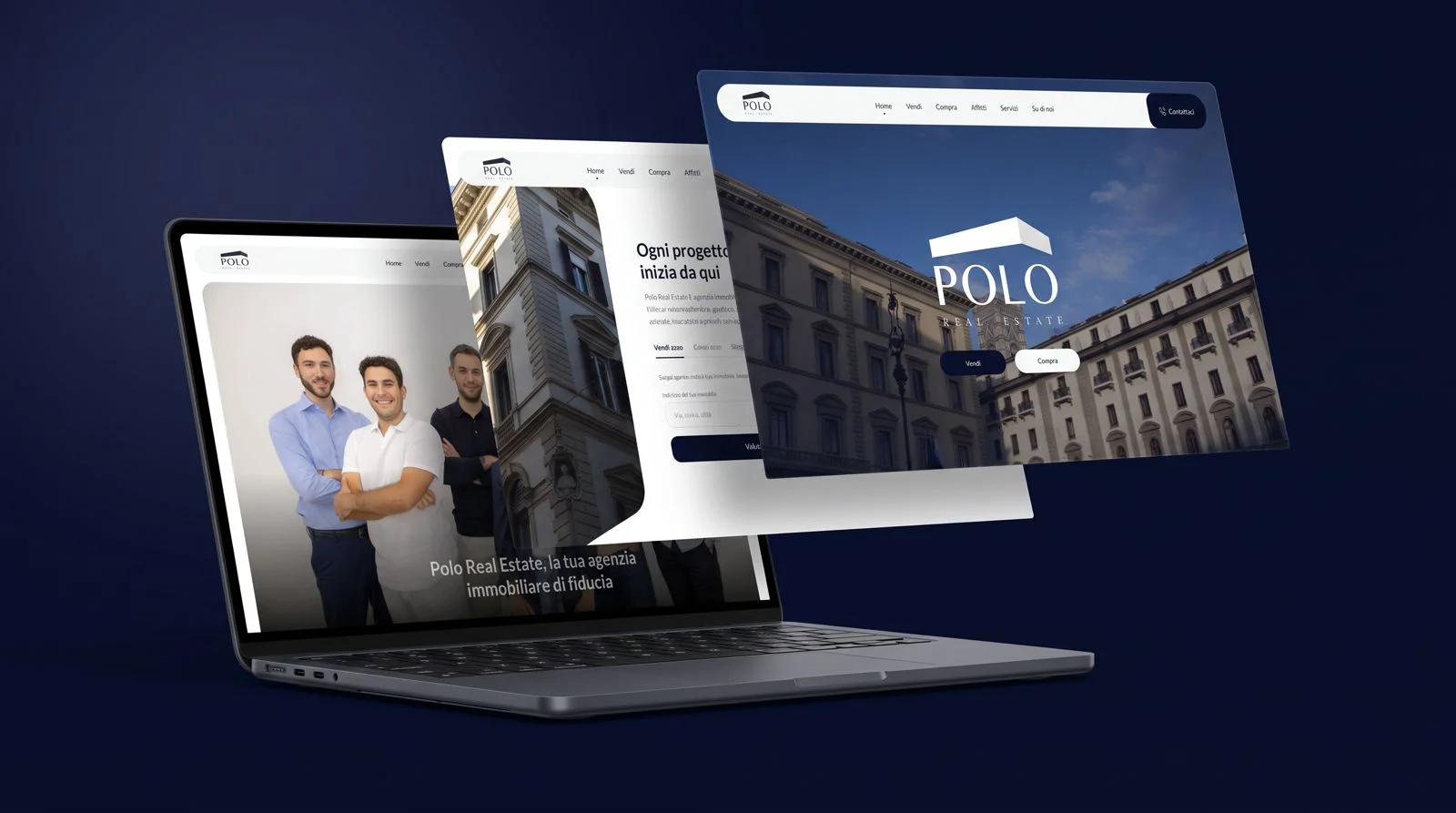 Polo Real Estate, la home del sito